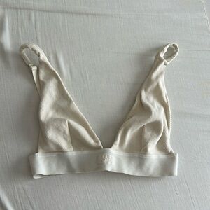 skims plunge cotton bra